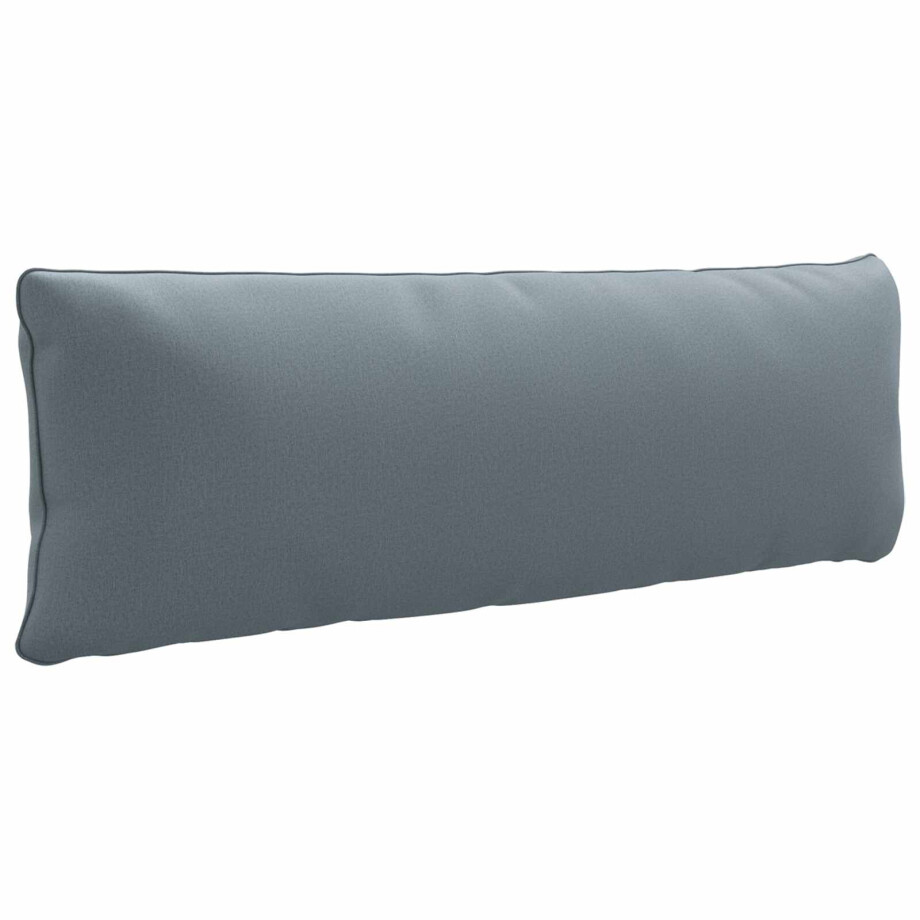 vidaXL 1-Delig Rugkussen PUTTEN 100% Polyester Blauw 120 x 40 x 15 cm afbeelding 1