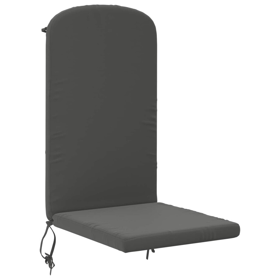 vidaXL Zon Loungerkussen GEMERT 100% Polyester Antraciet vidaXL Zon Loungerkussen GEMERT 100% Polyester Antraciet afbeelding 1