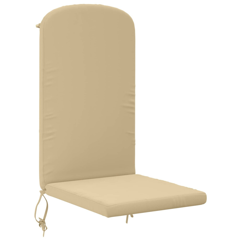 vidaXL Zon Loungerkussen GEMERT 100% Polyester Beige 47 x 131 x 5 cm afbeelding 1