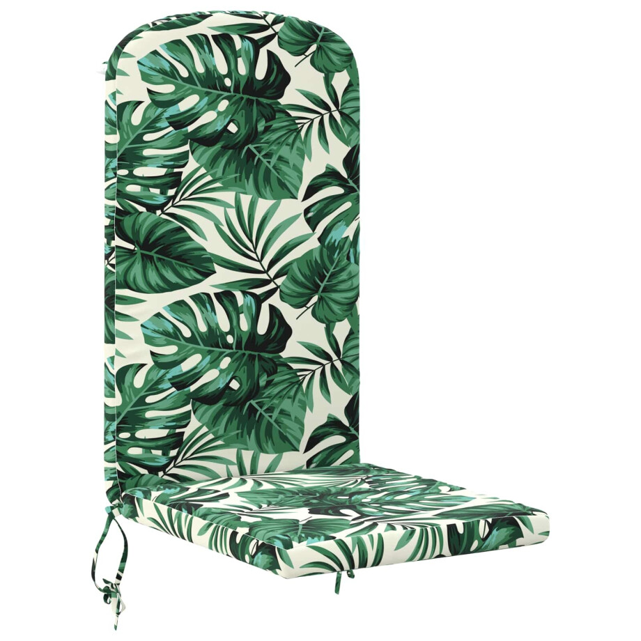 vidaXL Zon Loungerkussen GEMERT 100% Polyester Bladpatroon vidaXL Zon Loungerkussen GEMERT 100% Polyester Bladpatroon afbeelding 1