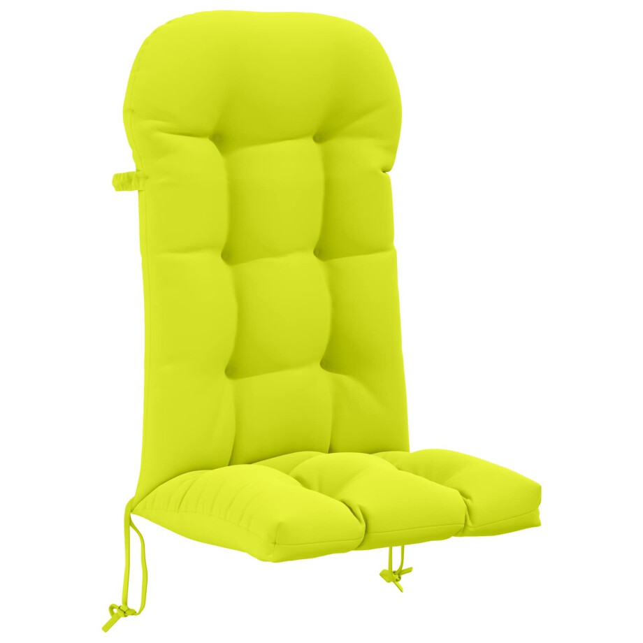 vidaXL Zon Loungerkussen PUTTEN 100% Polyester Helder groen vidaXL Zon Loungerkussen PUTTEN 100% Polyester Helder groen afbeelding 1