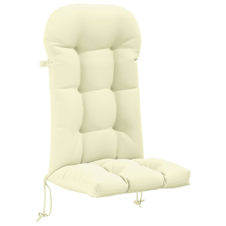 vidaXL Zon Loungerkussen PUTTEN 100% Polyester Crèmekleurig vidaXL Zon Loungerkussen PUTTEN 100% Polyester Crèmekleurig afbeelding 1