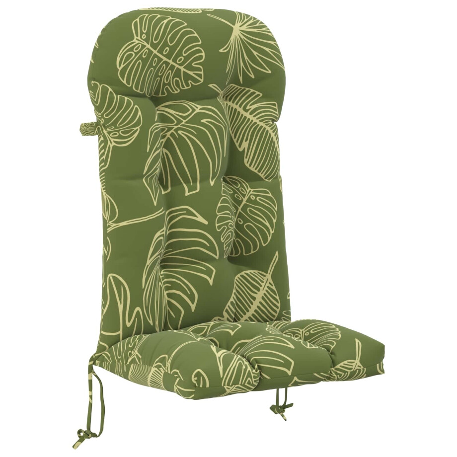vidaXL Zon Loungerkussen PUTTEN 100% Polyester Bladontwerp vidaXL Zon Loungerkussen PUTTEN 100% Polyester Bladontwerp afbeelding 1