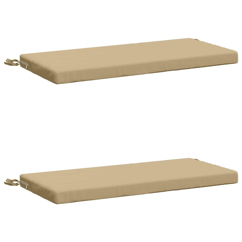 vidaXL 2-delige Bankkussens SOEST 2 st 100% Polyester Beige vidaXL 2-delige Bankkussens SOEST 2 st 100% Polyester Beige afbeelding 1