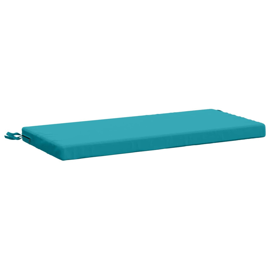 vidaXL Bankkussen SOEST 100% Polyester Turquoise 80 x 40 x 5 cm afbeelding 1