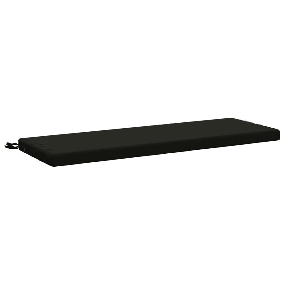 vidaXL Bankkussen SOEST 100% Polyester Zwart 120 x 40 x 5 cm vidaXL Bankkussen SOEST 100% Polyester Zwart 120 x 40 x 5 cm afbeelding 1