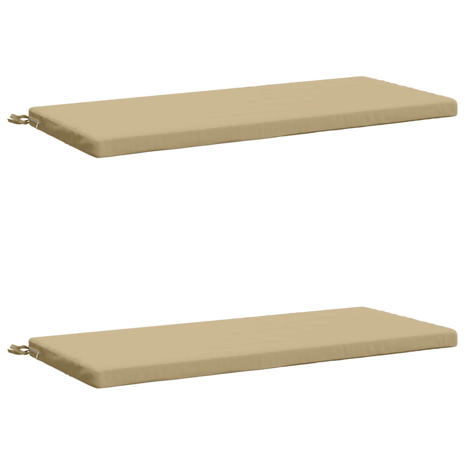vidaXL 2-delige Bankkussens SOEST 2 st 100% Polyester Beige vidaXL 2-delige Bankkussens SOEST 2 st 100% Polyester Beige afbeelding 1