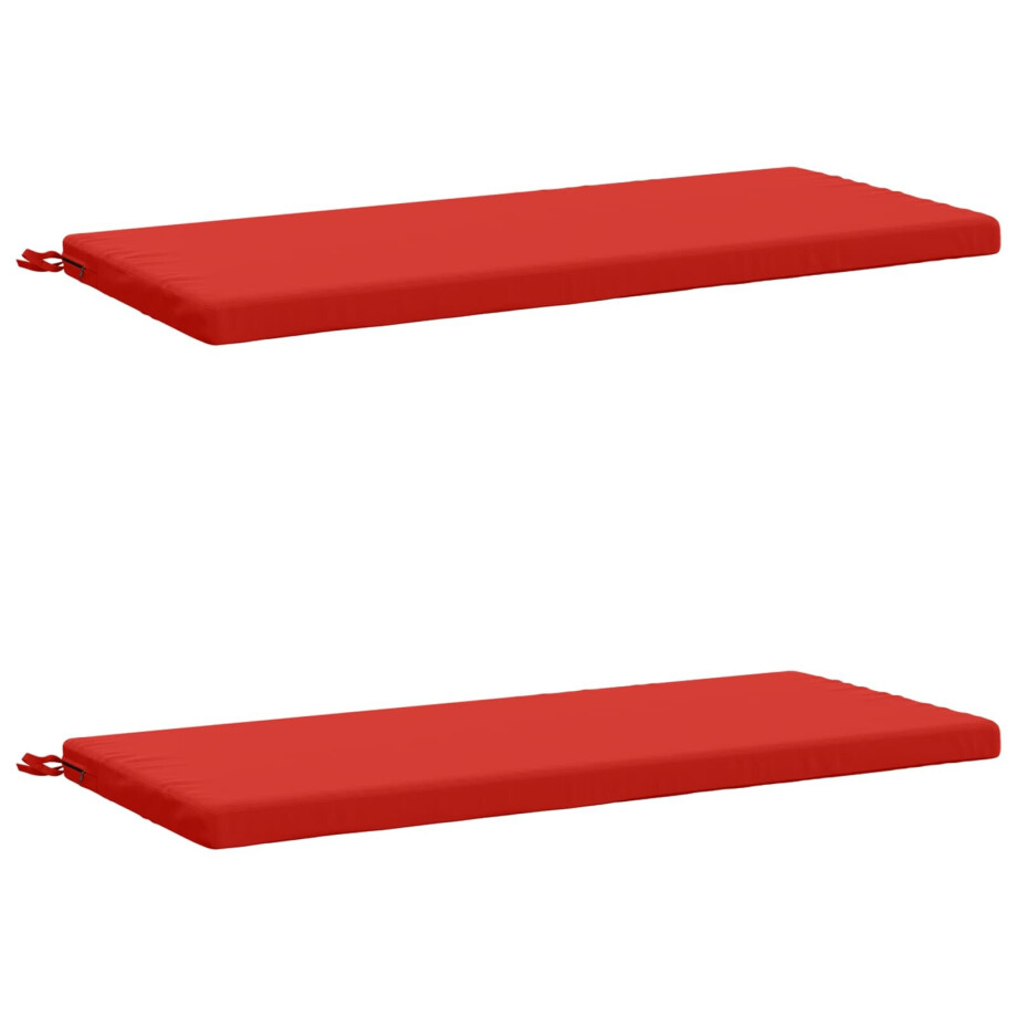 vidaXL 2-delige Bankkussens SOEST 2 st 100% Polyester Rood vidaXL 2-delige Bankkussens SOEST 2 st 100% Polyester Rood afbeelding 1