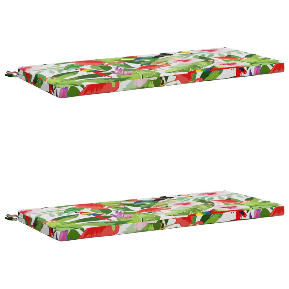 vidaXL 2-delige Bankkussens SOEST 2 st 100% Polyester Meerkleurig afbeelding 1