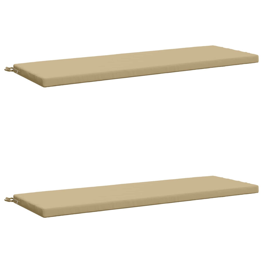 vidaXL 2-delige Bankkussens SOEST 2 st 100% Polyester Beige vidaXL 2-delige Bankkussens SOEST 2 st 100% Polyester Beige afbeelding 1