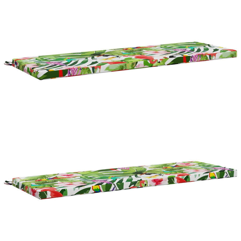 vidaXL 2-delige Bankkussens SOEST 2 st 100% Polyester Meerkleurig afbeelding 1