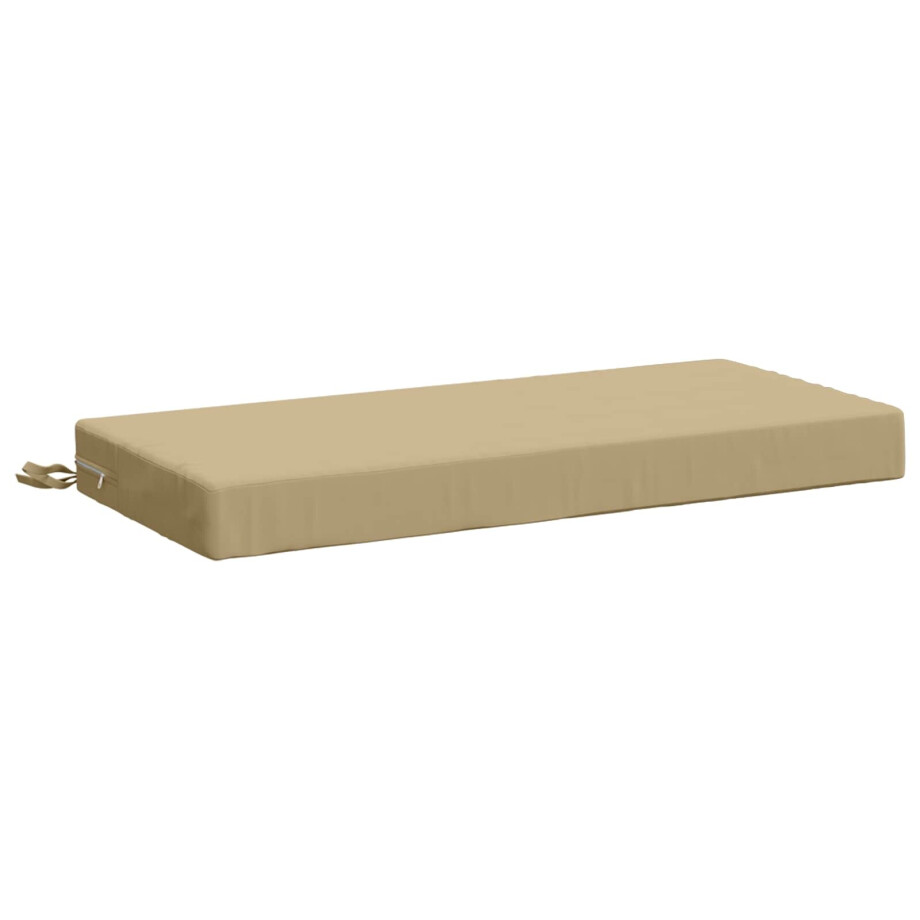 vidaXL Bankkussen SOEST 100% Polyester Beige 60 x 40 x 8 cm afbeelding 1