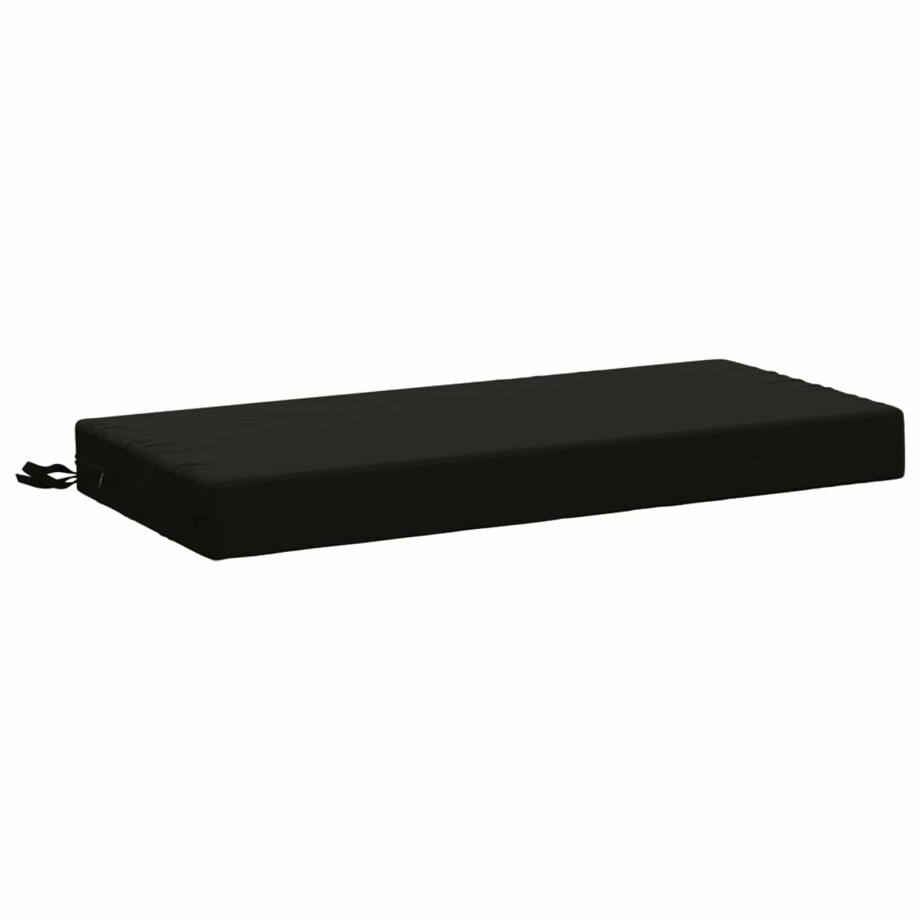 vidaXL Bankkussen SOEST 100% Polyester Zwart 60 x 40 x 8 cm vidaXL Bankkussen SOEST 100% Polyester Zwart 60 x 40 x 8 cm afbeelding 1