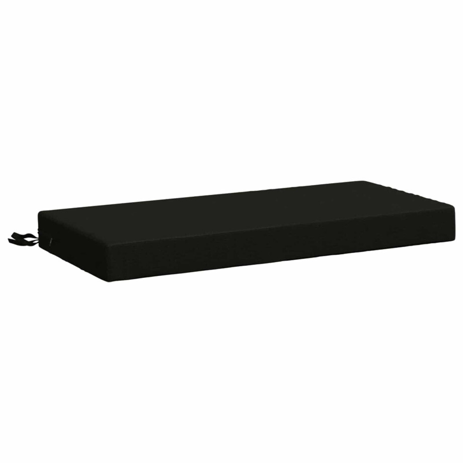 vidaXL Bankkussen SOEST 100% Polyester Zwart 80 x 40 x 8 cm vidaXL Bankkussen SOEST 100% Polyester Zwart 80 x 40 x 8 cm afbeelding 1