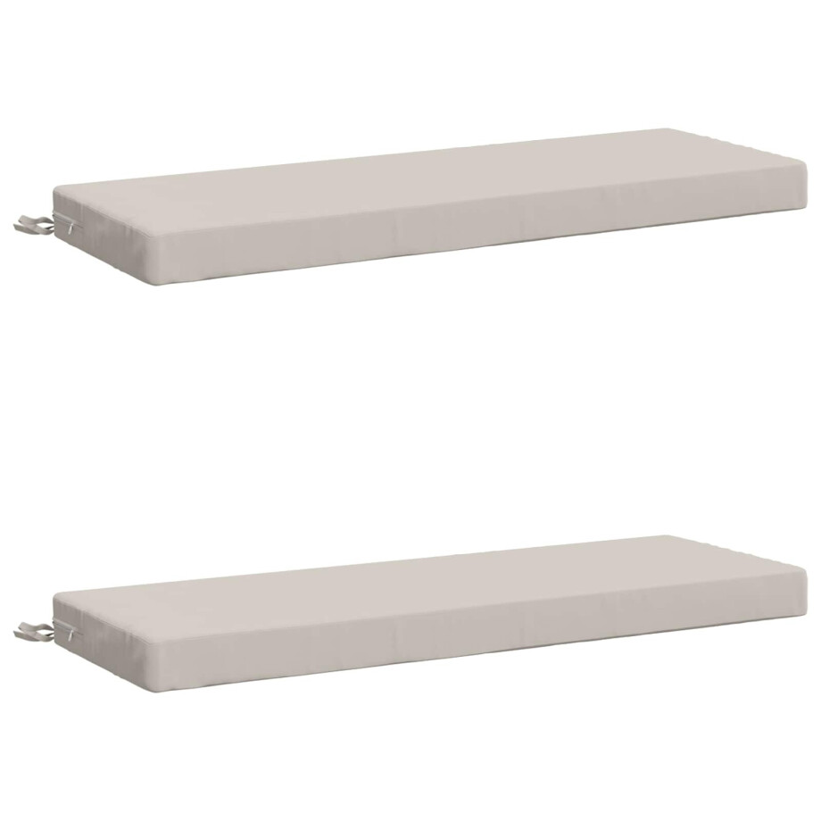 vidaXL 2-delige Bankkussens SOEST 2 st 100% Polyester Wit vidaXL 2-delige Bankkussens SOEST 2 st 100% Polyester Wit afbeelding 1