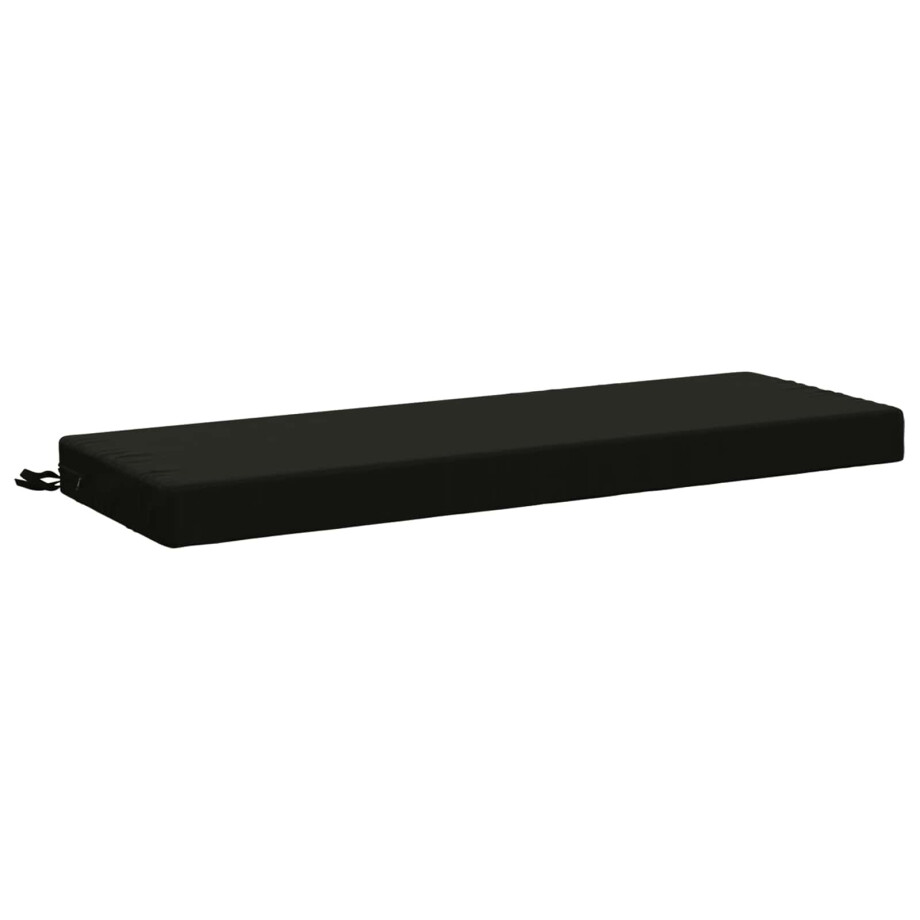 vidaXL Bankkussen SOEST 100% Polyester Zwart 110 x 40 x 8 cm vidaXL Bankkussen SOEST 100% Polyester Zwart 110 x 40 x 8 cm afbeelding 1