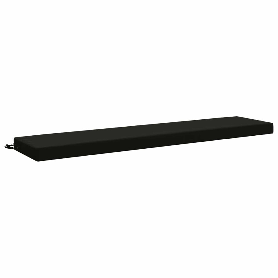 vidaXL Bankkussen SOEST 100% Polyester Zwart 200 x 40 x 8 cm vidaXL Bankkussen SOEST 100% Polyester Zwart 200 x 40 x 8 cm afbeelding 1