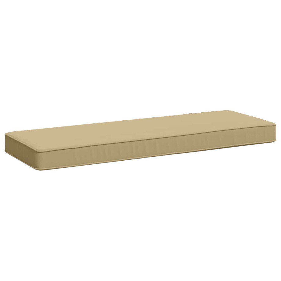 vidaXL 1-delig Bankkussen VUGHT 100% Polyester Beige 60 x 30 x 5 cm vidaXL 1-delig Bankkussen VUGHT 100% Polyester Beige 60 x 30 x 5 cm afbeelding 1
