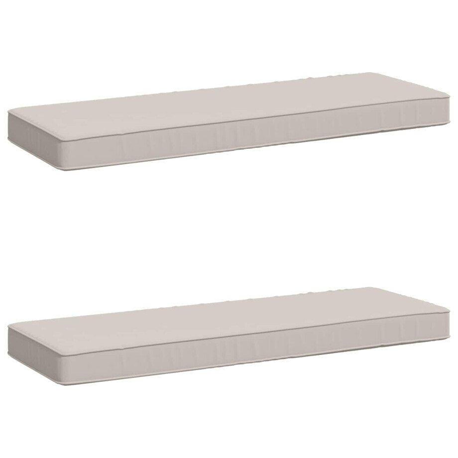 vidaXL 2-delige Bankkussens VUGHT 2 pcs 100% Polyester Wit vidaXL 2-delige Bankkussens VUGHT 2 pcs 100% Polyester Wit afbeelding 1