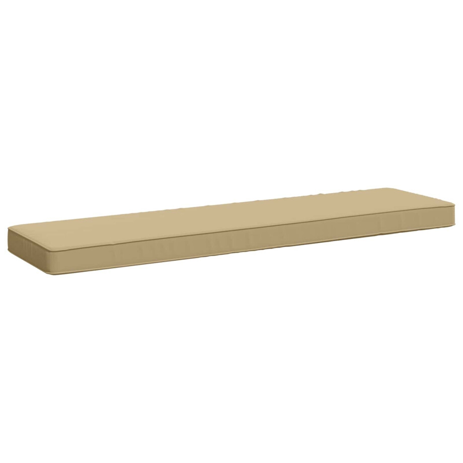 vidaXL 1-delig Bankkussen VUGHT 100% Polyester Beige 120 x 30 x 5 cm vidaXL 1-delig Bankkussen VUGHT 100% Polyester Beige 120 x 30 x 5 cm afbeelding 1