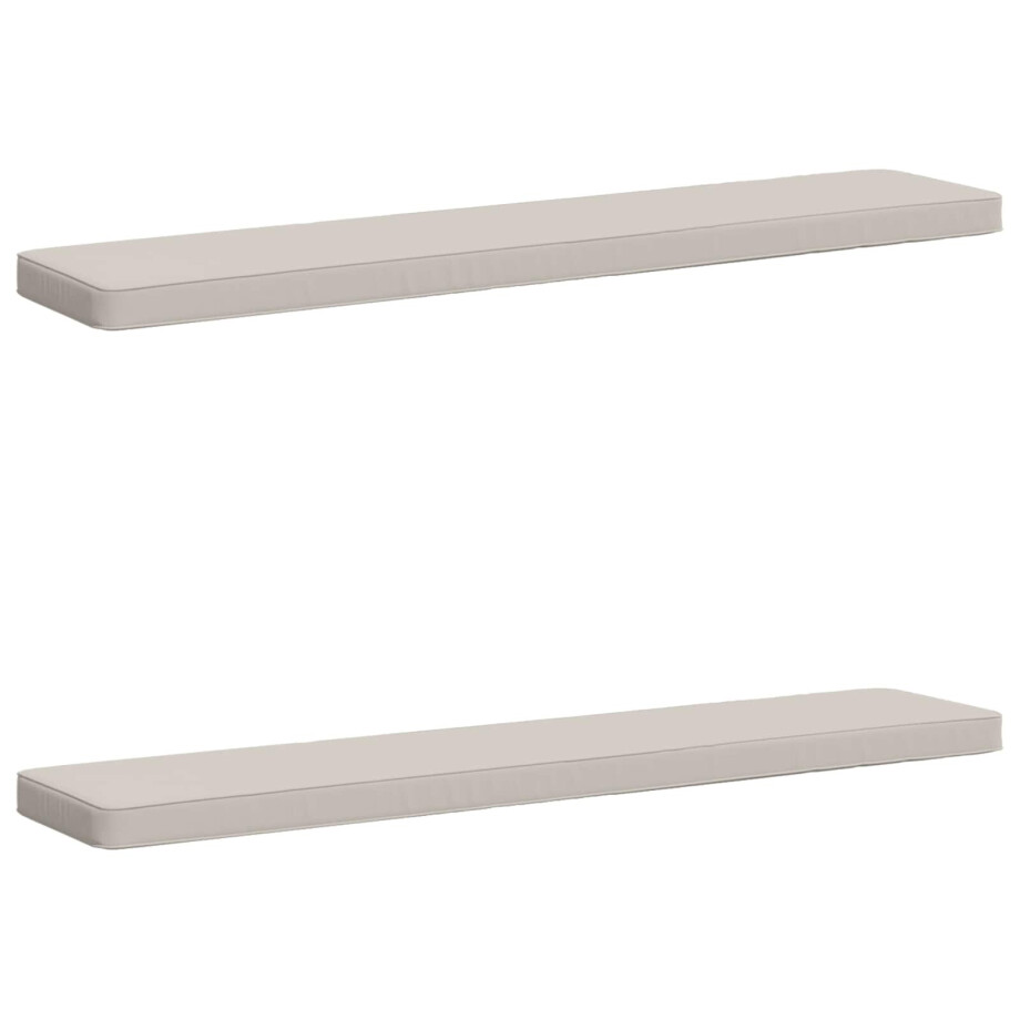 vidaXL 2-delige Bankkussens VUGHT 2 pcs 100% Polyester Wit vidaXL 2-delige Bankkussens VUGHT 2 pcs 100% Polyester Wit afbeelding 1