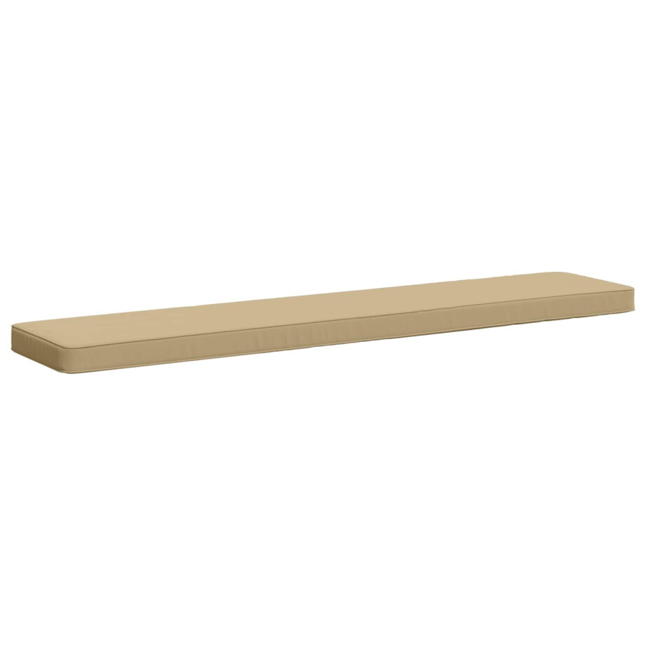 vidaXL 1-delig Bankkussen VUGHT 100% Polyester Beige 150 x 30 x 5 cm vidaXL 1-delig Bankkussen VUGHT 100% Polyester Beige 150 x 30 x 5 cm afbeelding 1