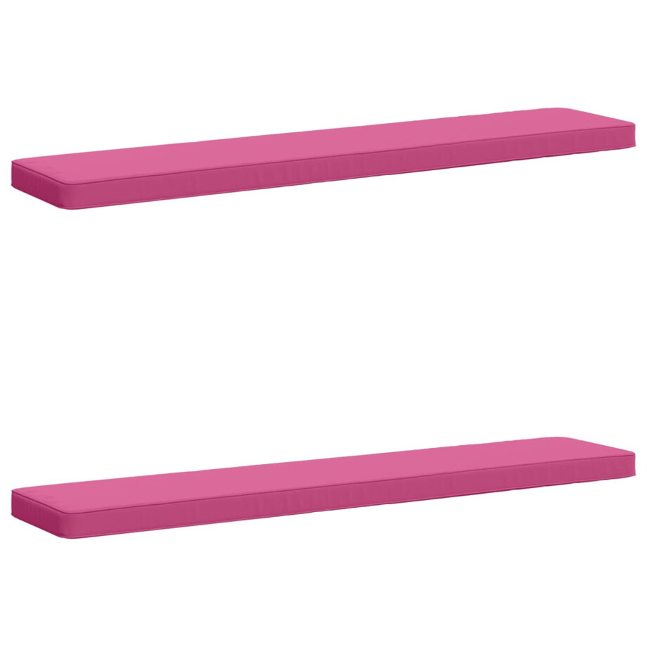 vidaXL 2-delige Bankkussens VUGHT 2 pcs 100% Polyester Roze vidaXL 2-delige Bankkussens VUGHT 2 pcs 100% Polyester Roze afbeelding 1
