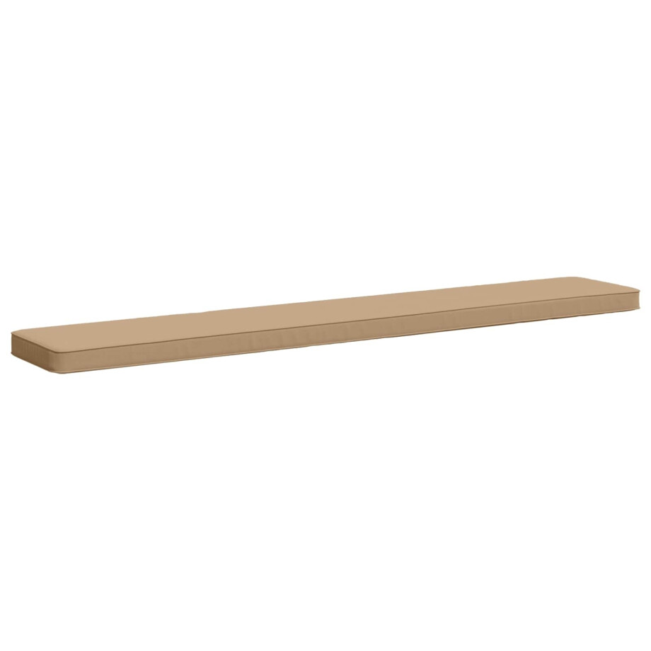 vidaXL 1-delig Bankkussen VUGHT 100% Polyester Zand 180 x 30 x 5 cm vidaXL 1-delig Bankkussen VUGHT 100% Polyester Zand 180 x 30 x 5 cm afbeelding 1