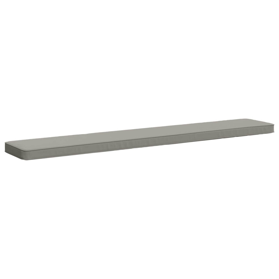 vidaXL 1-delig Bankkussen VUGHT 100% Polyester Grijs 180 x 30 x 5 cm vidaXL 1-delig Bankkussen VUGHT 100% Polyester Grijs 180 x 30 x 5 cm afbeelding 1