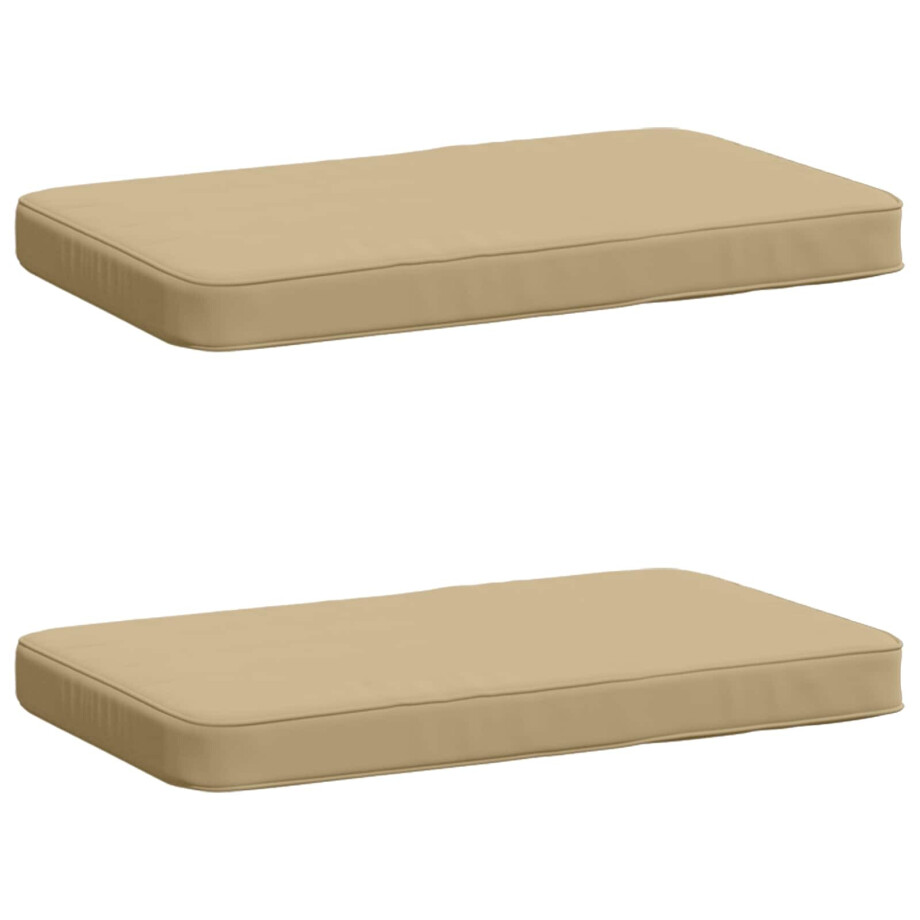 vidaXL 2-delige Bankkussens VUGHT 2 pcs 100% Polyester Beige vidaXL 2-delige Bankkussens VUGHT 2 pcs 100% Polyester Beige afbeelding 1