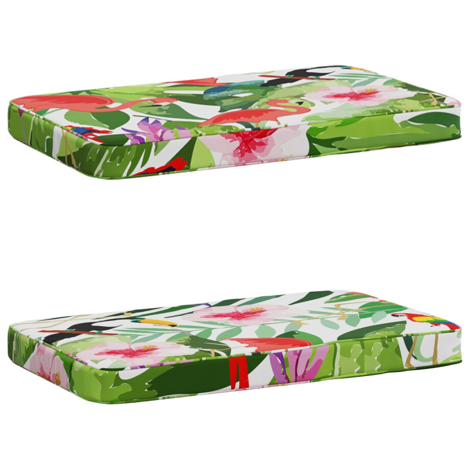 vidaXL 2-delige Bankkussens VUGHT 2 pcs 100% Polyester Meerkleurig afbeelding 1