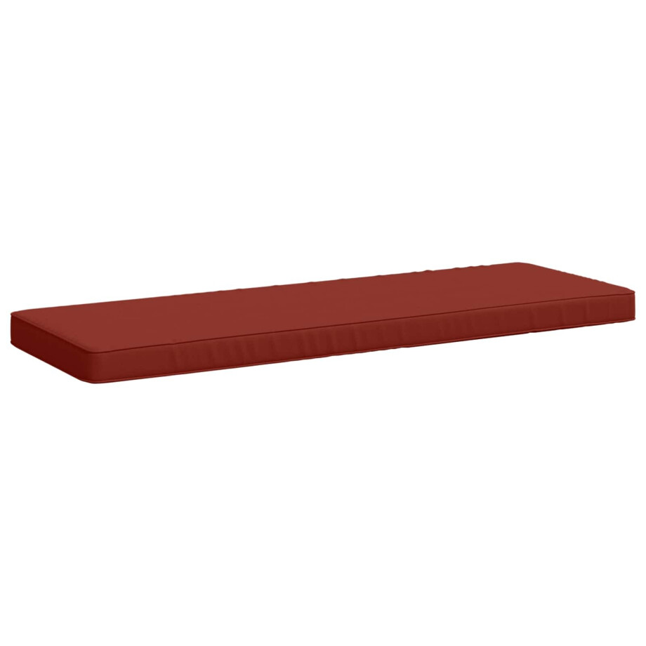 vidaXL 1-delig Bankkussen VUGHT 100% Polyester Rood 110 x 40 x 5 cm afbeelding 1