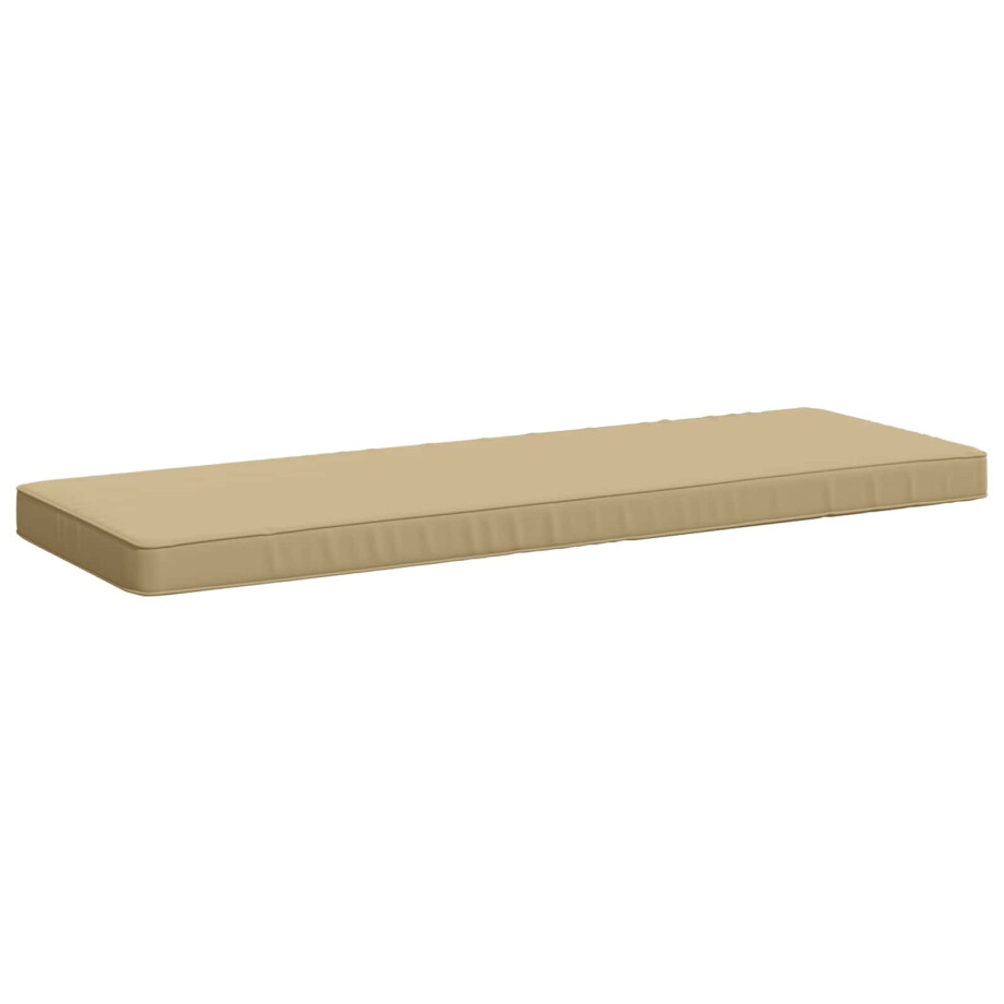 vidaXL 1-delig Bankkussen VUGHT 100% Polyester Beige 120 x 40 x 5 cm vidaXL 1-delig Bankkussen VUGHT 100% Polyester Beige 120 x 40 x 5 cm afbeelding 1