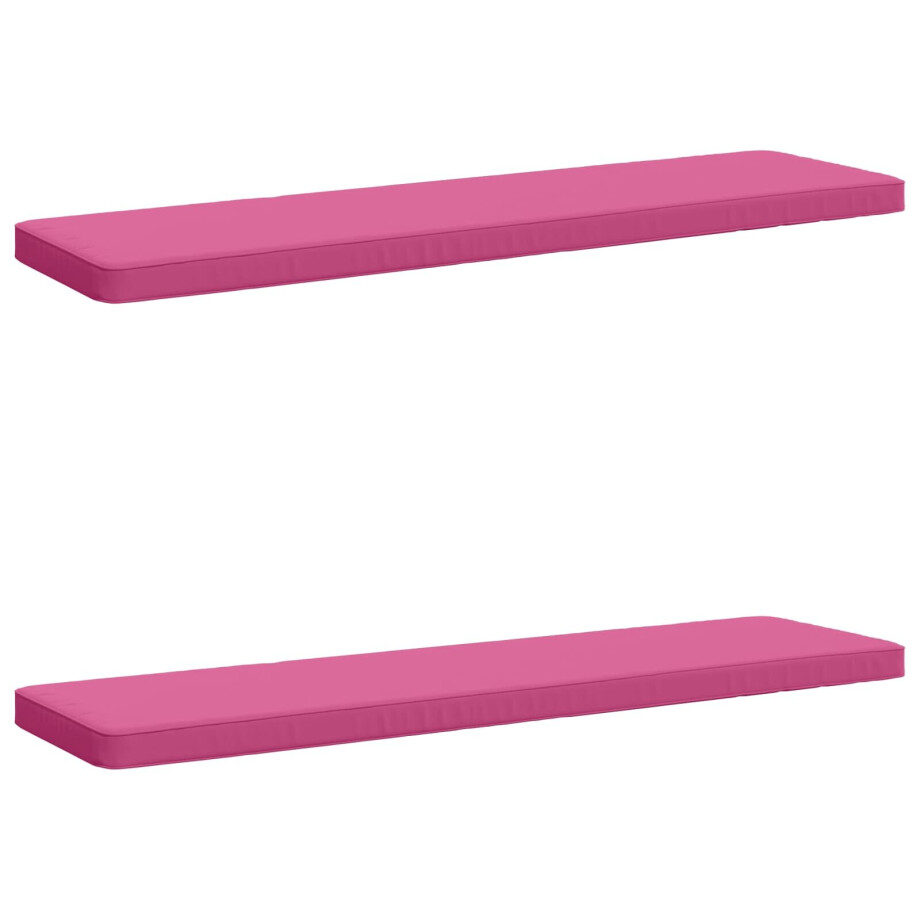 vidaXL 2-delige Bankkussens VUGHT 2 st 100% Polyester Roze vidaXL 2-delige Bankkussens VUGHT 2 st 100% Polyester Roze afbeelding 1