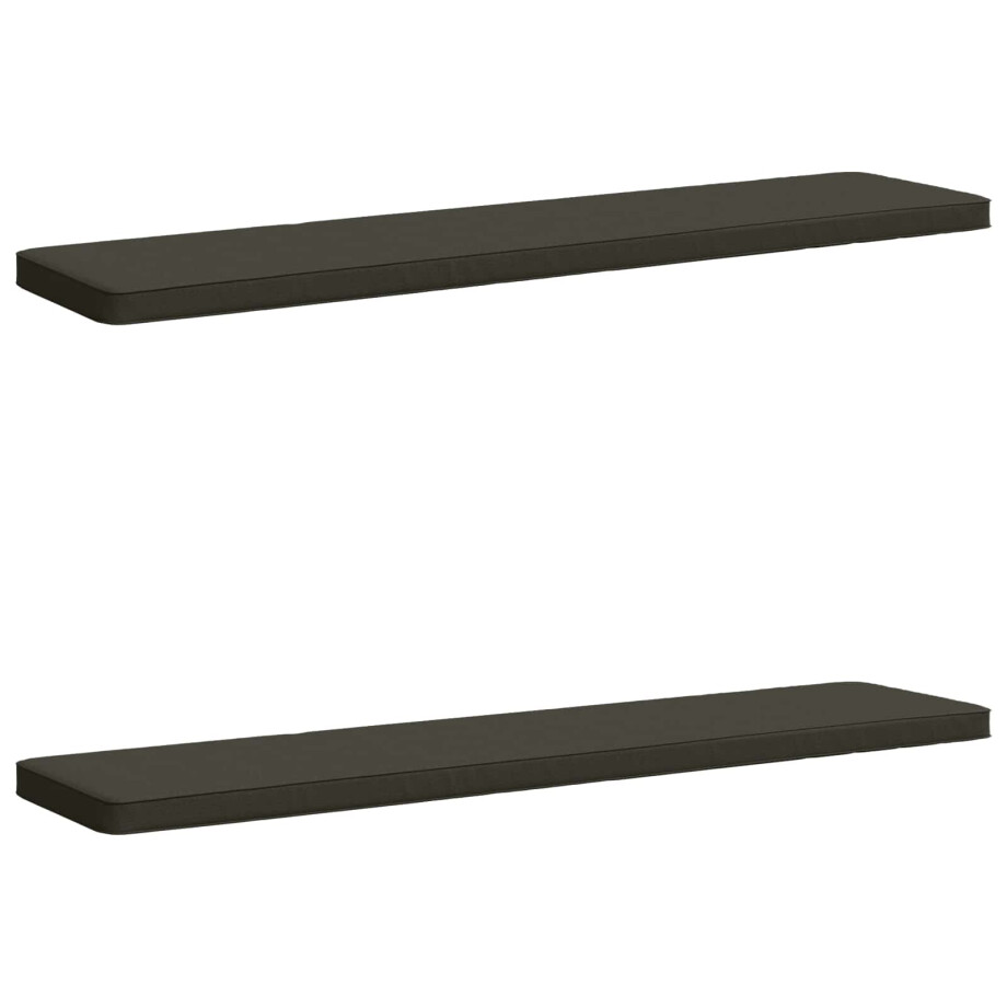 vidaXL 2-delige Bankkussens VUGHT 2 st 100% Polyester Antraciet vidaXL 2-delige Bankkussens VUGHT 2 st 100% Polyester Antraciet afbeelding 1