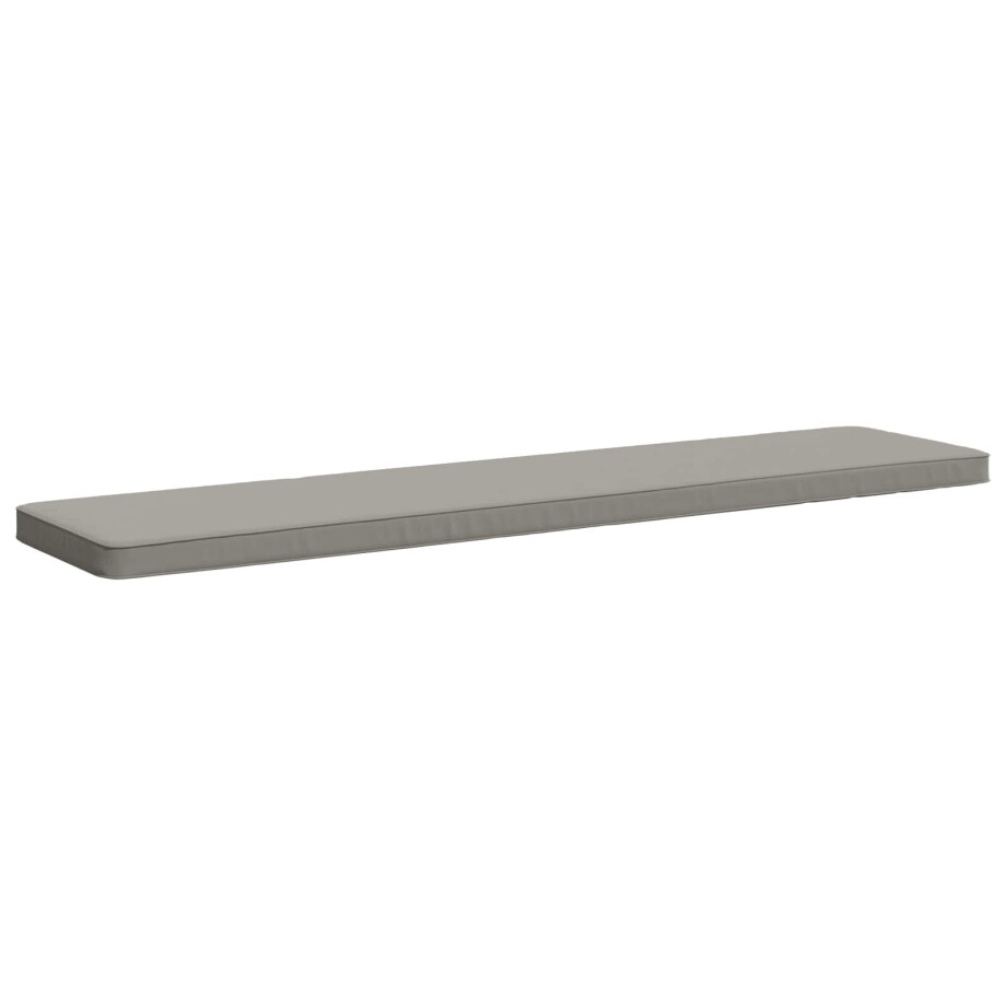 vidaXL 1-delig Bankkussen VUGHT 100% Polyester Grijs 180 x 40 x 5 cm vidaXL 1-delig Bankkussen VUGHT 100% Polyester Grijs 180 x 40 x 5 cm afbeelding 1