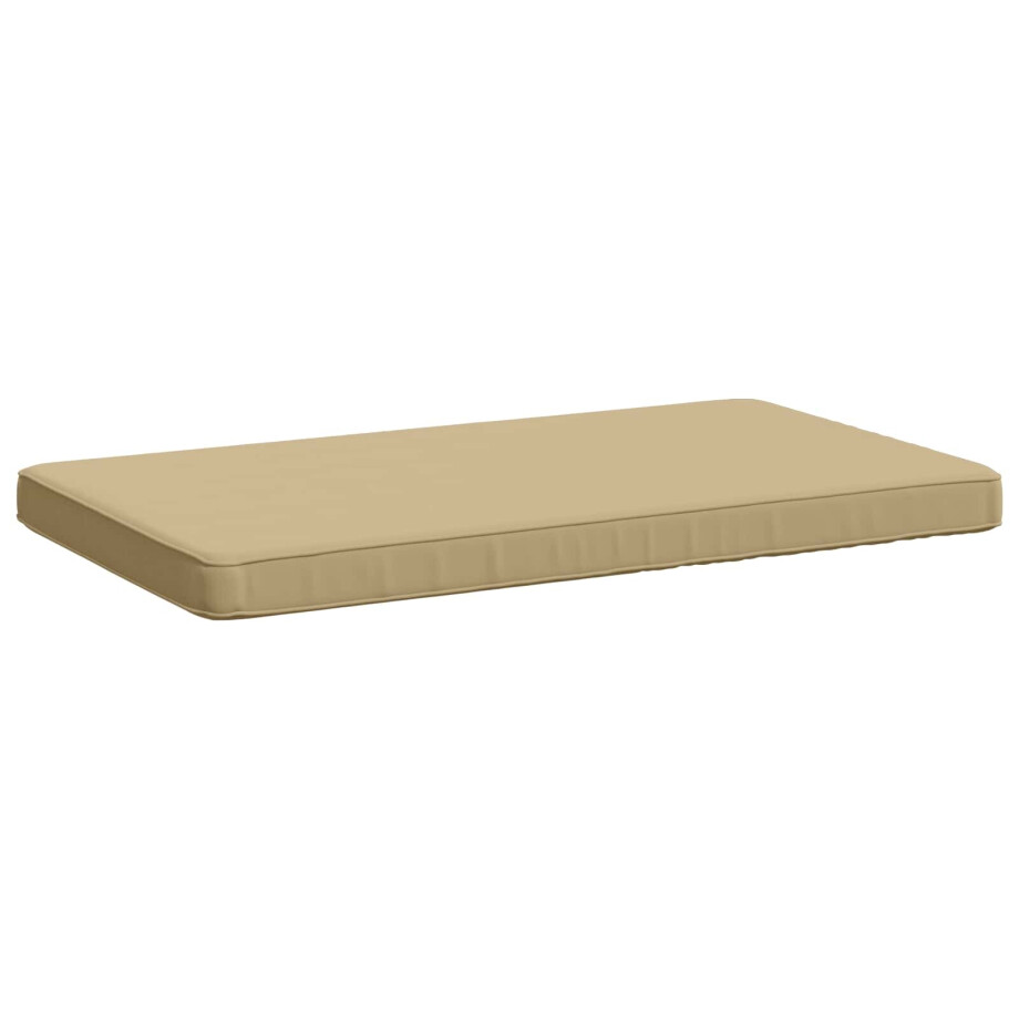 vidaXL 1-delig Bankkussen VUGHT 100% Polyester Beige 60 x 50 x 5 cm vidaXL 1-delig Bankkussen VUGHT 100% Polyester Beige 60 x 50 x 5 cm afbeelding 1