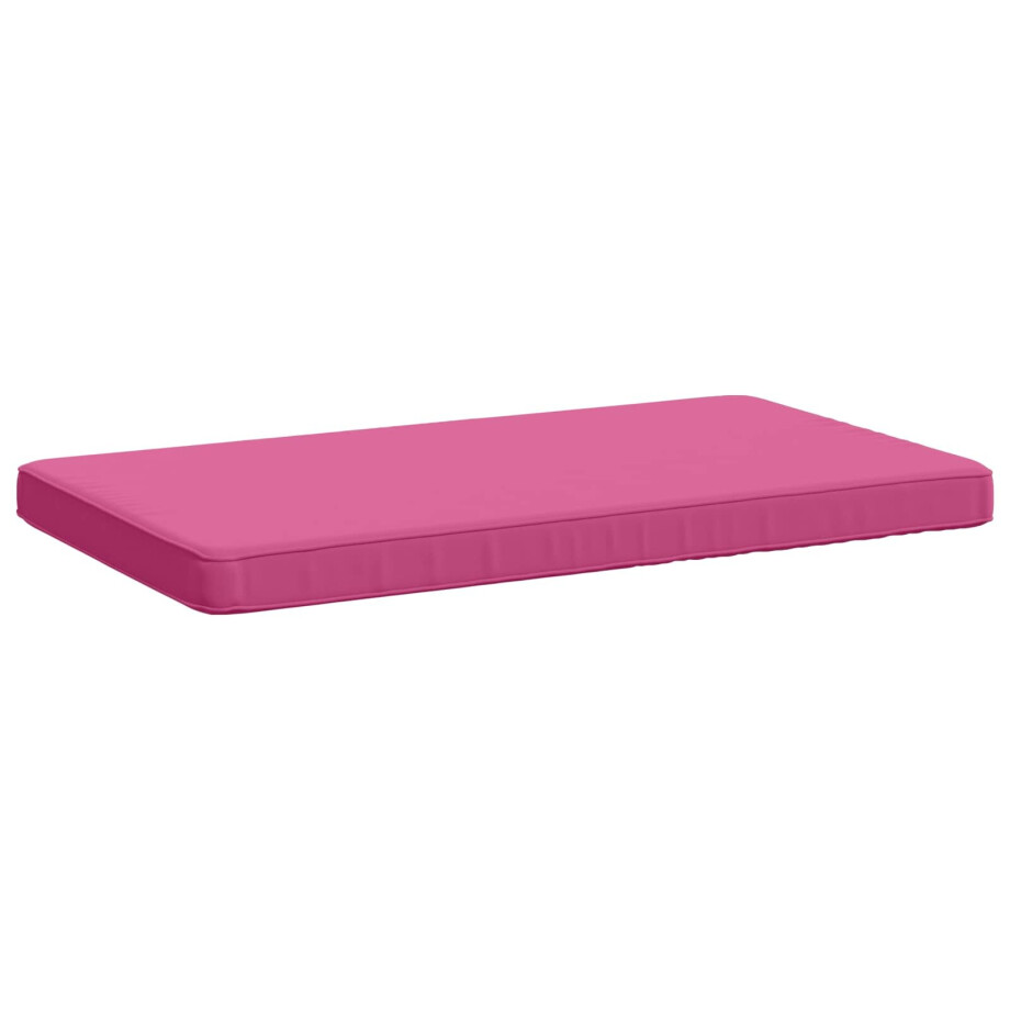 vidaXL 1-delig Bankkussen VUGHT 100% Polyester Roze 60 x 50 x 5 cm afbeelding 1