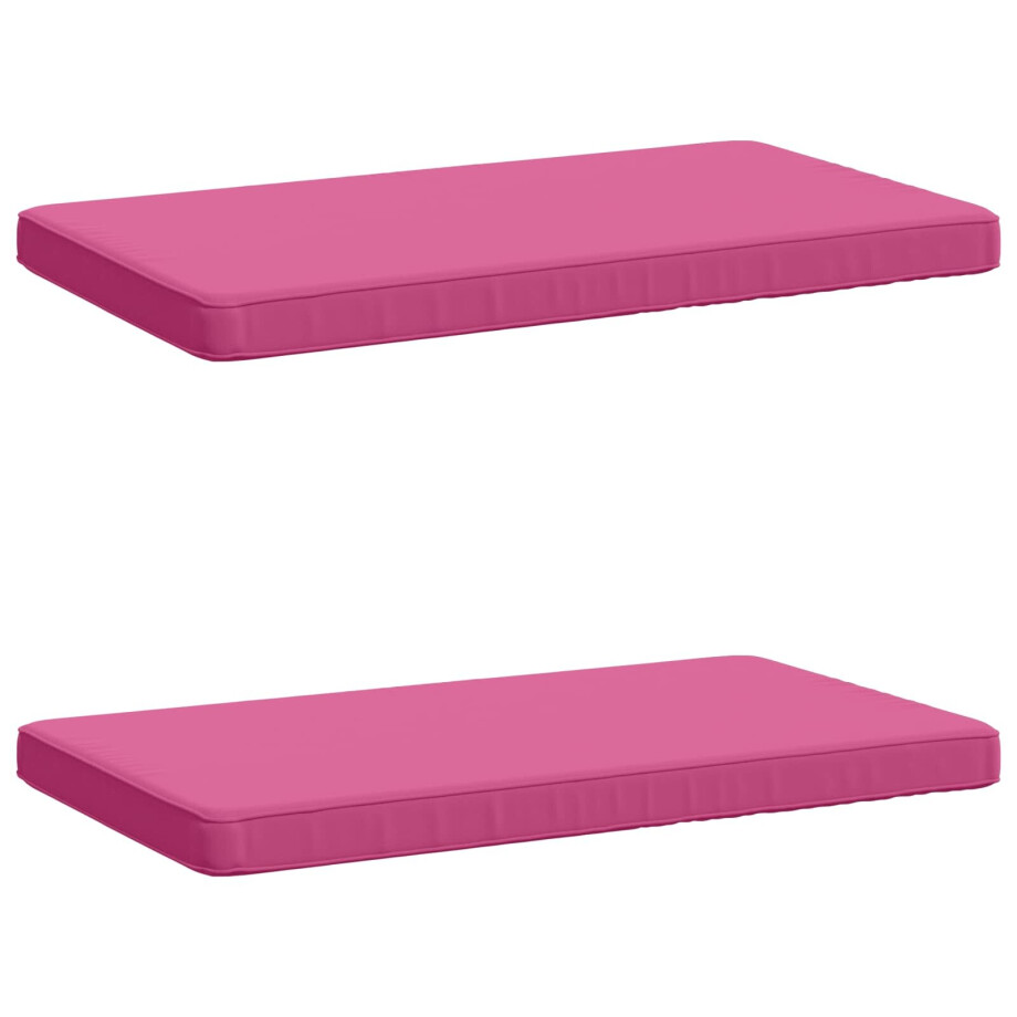 vidaXL 2-delige Bankkussens VUGHT 2 st 100% Polyester Roze vidaXL 2-delige Bankkussens VUGHT 2 st 100% Polyester Roze afbeelding 1