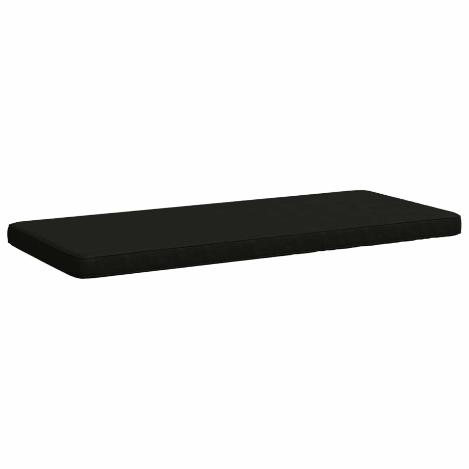 vidaXL 1-delig Bankkussen VUGHT 100% Polyester Zwart 100 x 50 x 5 cm vidaXL 1-delig Bankkussen VUGHT 100% Polyester Zwart 100 x 50 x 5 cm afbeelding 1