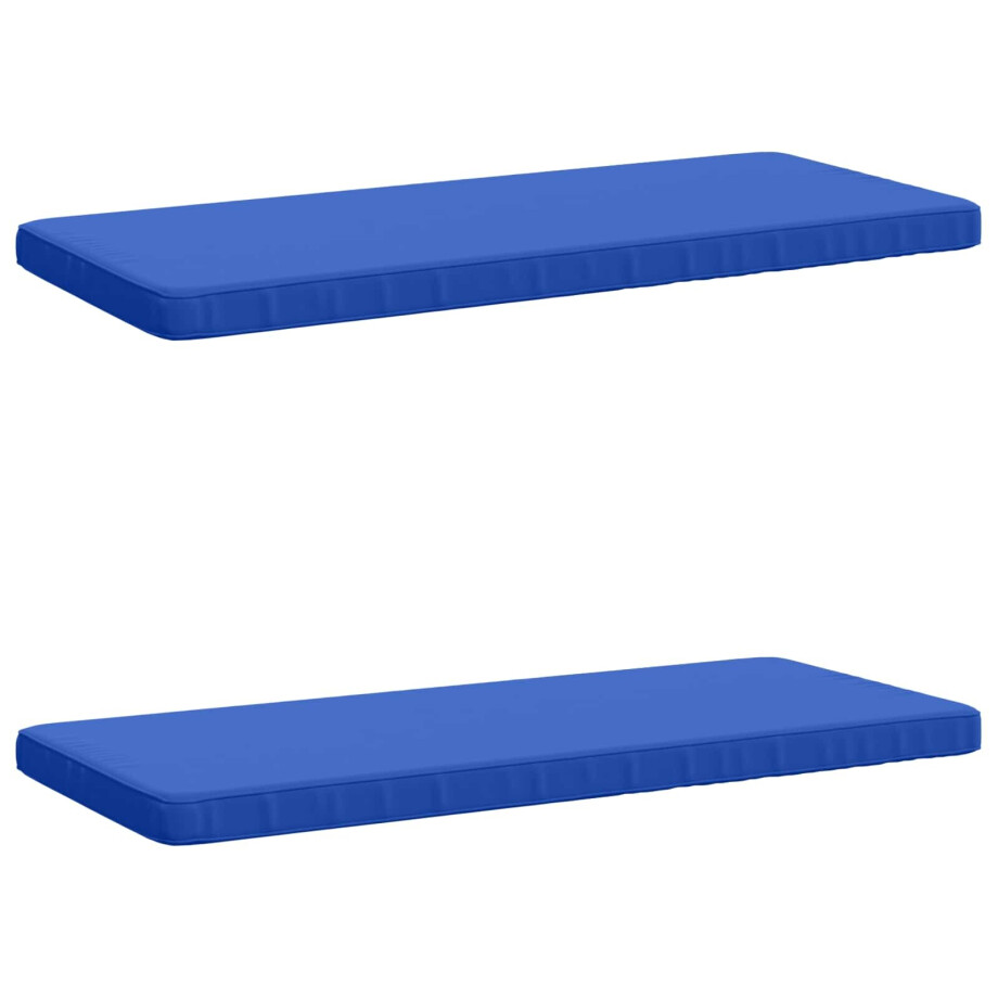 vidaXL 2-delige Bankkussens VUGHT 2 st 100% Polyester Koninklijk Blauw vidaXL 2-delige Bankkussens VUGHT 2 st 100% Polyester Koninklijk Blauw afbeelding 1