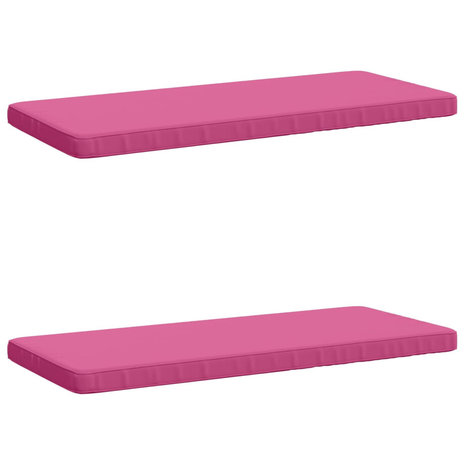 vidaXL 2-delige Bankkussens VUGHT 2 st 100% Polyester Roze vidaXL 2-delige Bankkussens VUGHT 2 st 100% Polyester Roze afbeelding 1