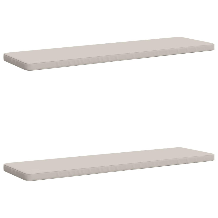 vidaXL 2-delige Bankkussens VUGHT 2 st 100% Polyester Wit vidaXL 2-delige Bankkussens VUGHT 2 st 100% Polyester Wit afbeelding 1