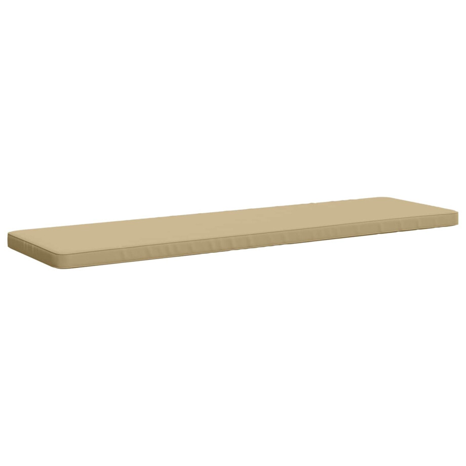 vidaXL 1-delig Bankkussen VUGHT 100% Polyester Beige 180 x 50 x 5 cm vidaXL 1-delig Bankkussen VUGHT 100% Polyester Beige 180 x 50 x 5 cm afbeelding 1