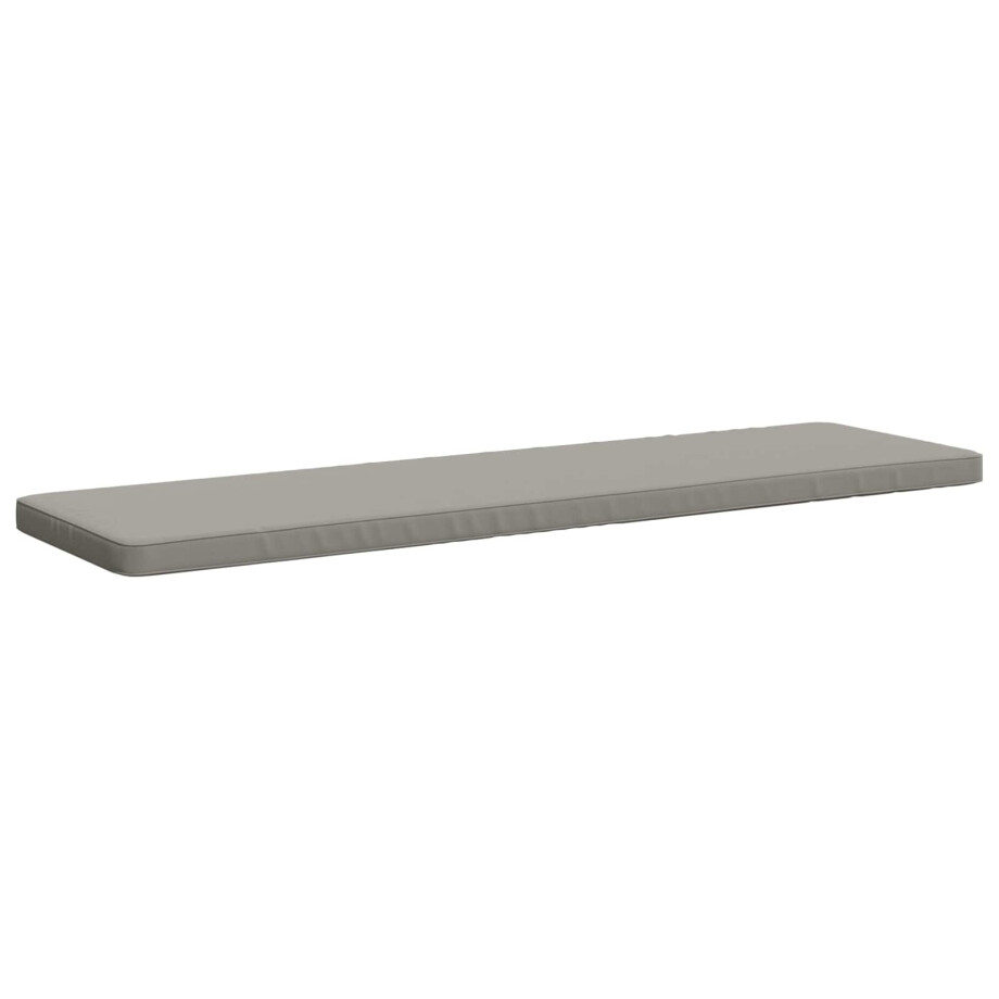 vidaXL 1-delig Bankkussen VUGHT 100% Polyester Grijs 180 x 50 x 5 cm vidaXL 1-delig Bankkussen VUGHT 100% Polyester Grijs 180 x 50 x 5 cm afbeelding 1