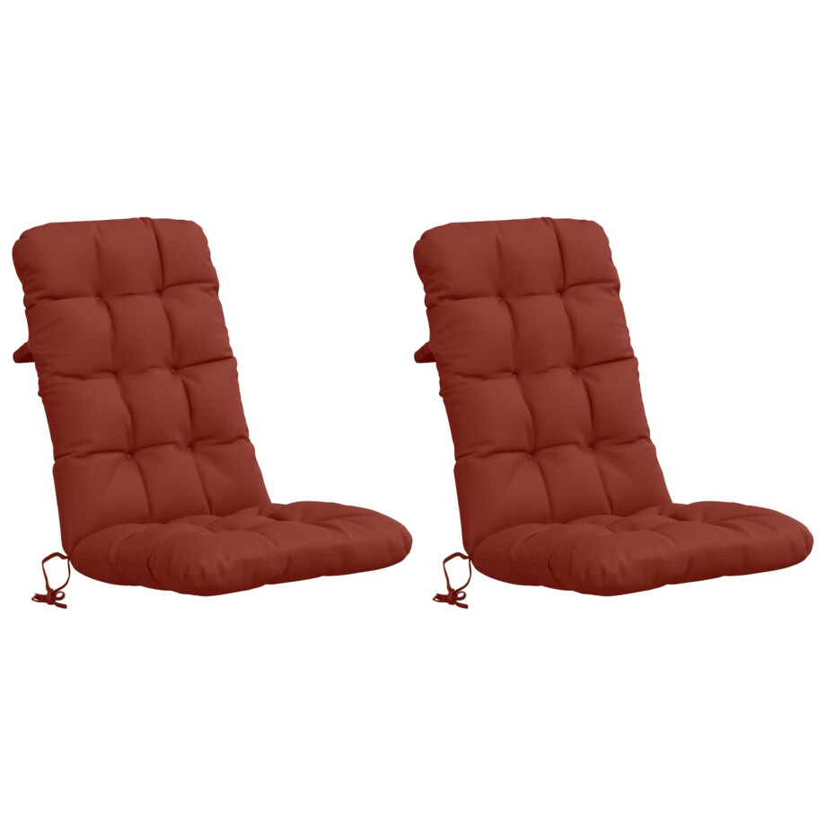 vidaXL 2-delige Hoogrug Kussen VIANEN 2 pcs 100% Polyester Rood vidaXL 2-delige Hoogrug Kussen VIANEN 2 pcs 100% Polyester Rood afbeelding 1