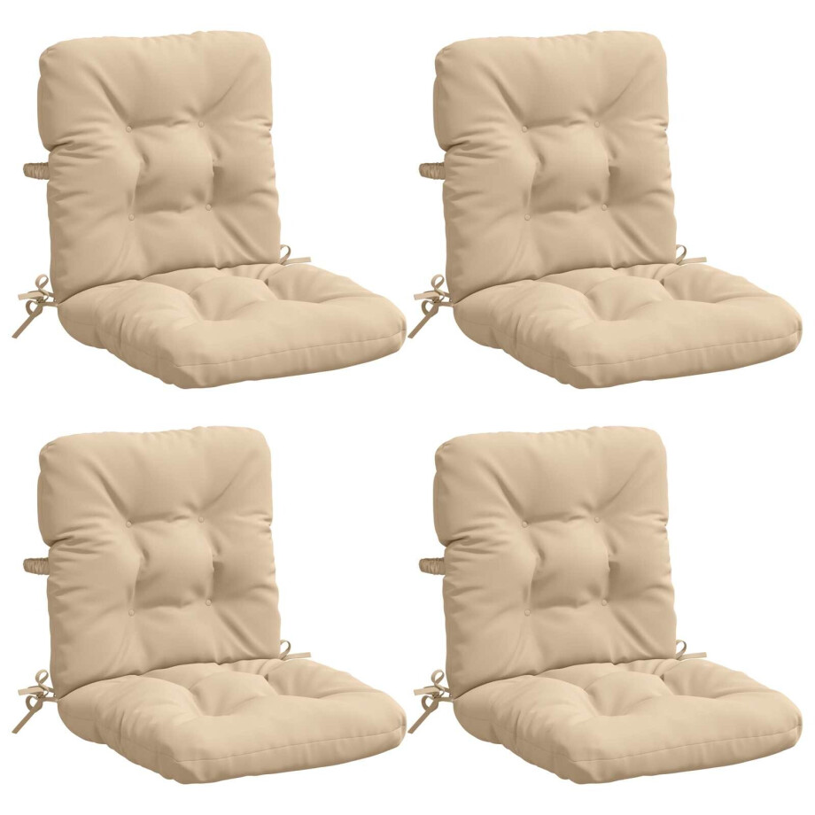 vidaXL 4-delige Hoogrug Kussen VIANEN 4 pcs 100% Polyester afbeelding 1