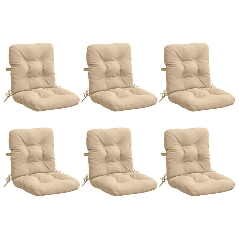 vidaXL 6-delige Hoogrug Kussen VIANEN 6 pcs 100% Polyester afbeelding 1