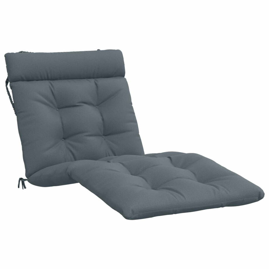 vidaXL Ligstoel Kussen VIANEN 100% Polyester Blauw 200 x 70 x 8 cm vidaXL Ligstoel Kussen VIANEN 100% Polyester Blauw 200 x 70 x 8 cm afbeelding 1