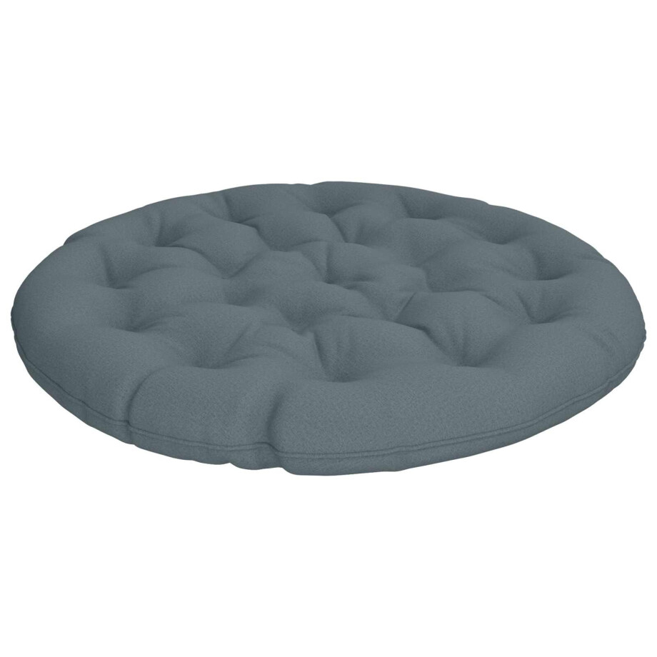 vidaXL Papasan Stoel Kussen VIANEN 100% Polyester Blauw Ø 120 x 12 cm vidaXL Papasan Stoel Kussen VIANEN 100% Polyester Blauw Ø 120 x 12 cm afbeelding 1